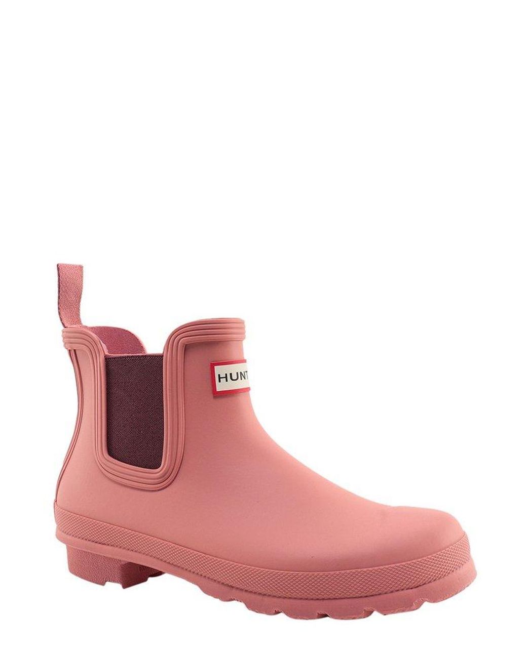 Pink hunter store chelsea boots