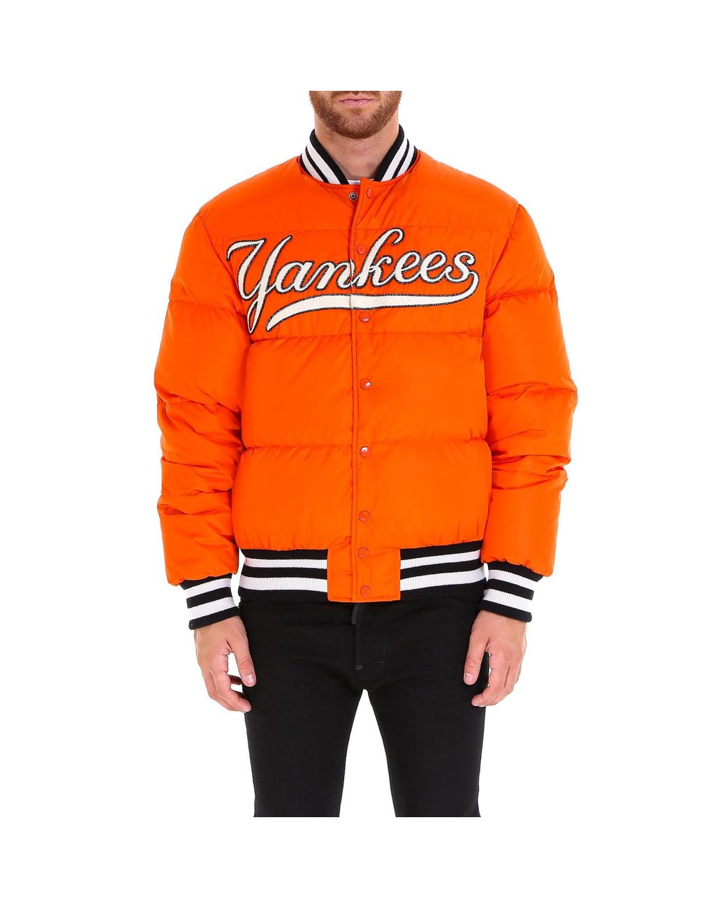Gucci Men's New York Yankees Mlb Patch Puffer Jacket in Orange for Men |  Lyst Canada