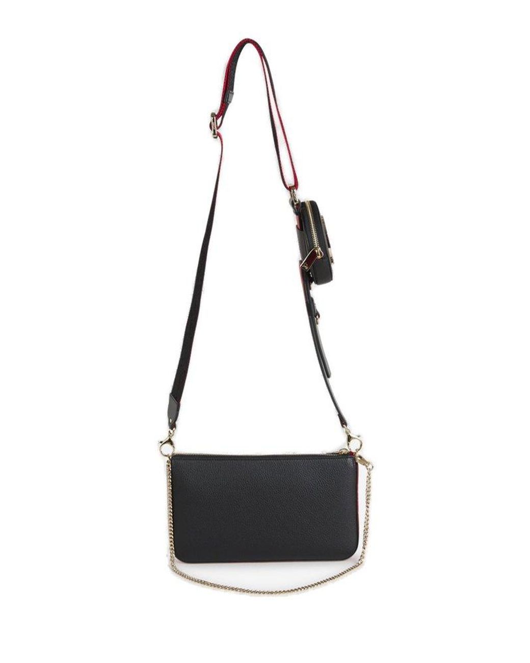 Christian Louboutin Loubila Hybrid Zip Leather Crossbody Bag