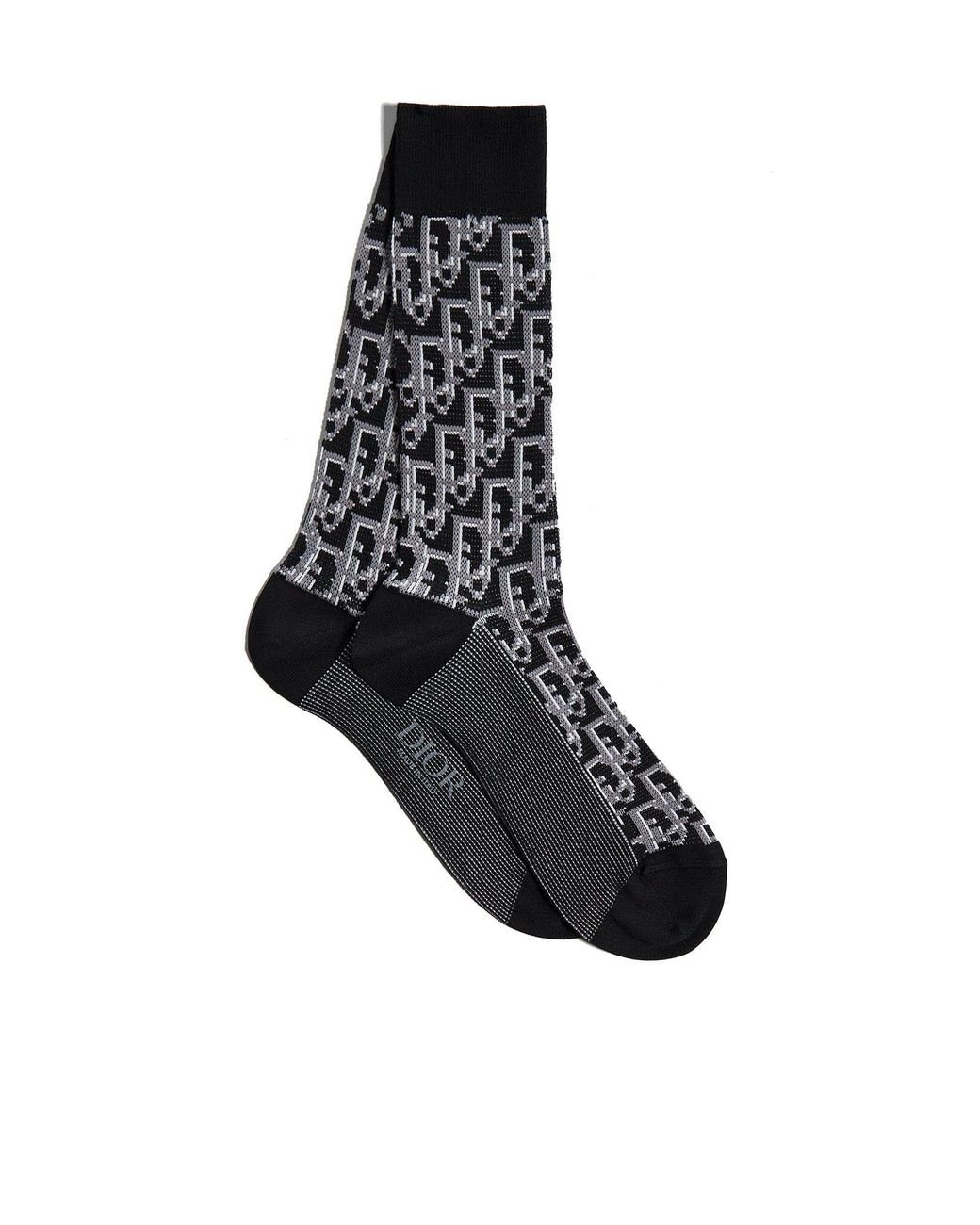 Dior oblique socks hotsell