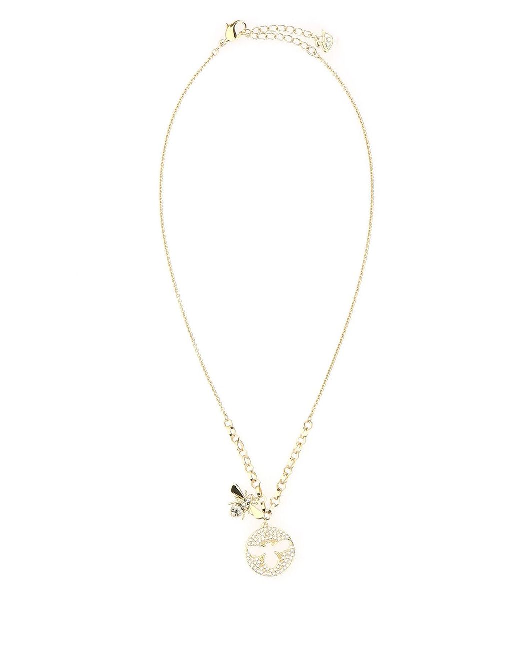 Swarovski Lisabel Bee Pendant Necklace in Gold (Metallic) | Lyst