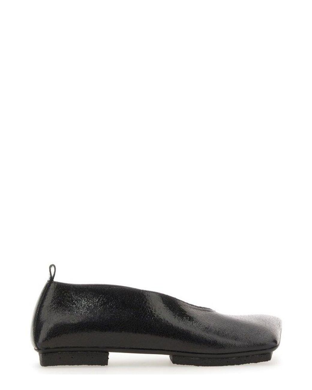 Uma Wang Square Toe Ballet Shoes in Black | Lyst
