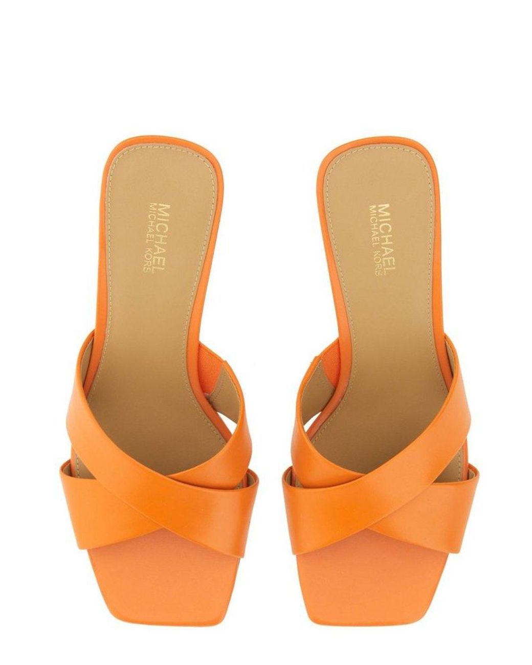 Michael kors slip on orange deals