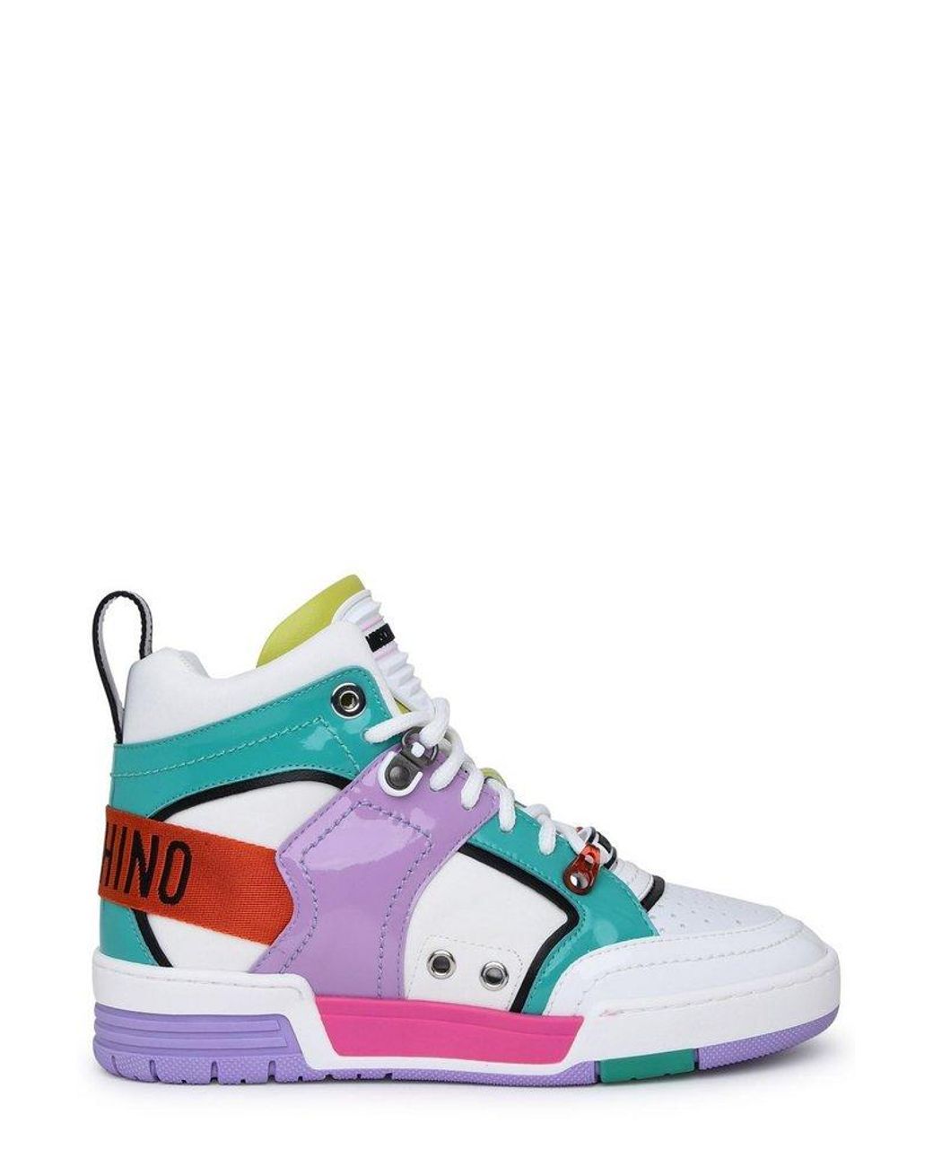 Moschino Kevin 40 High-top Sneakers in White | Lyst Moschino Kevin 40 High-top Sneakers in White | Lyst