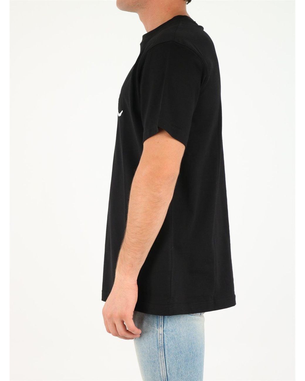 Dior X Peter Doig Oversized Logo T-shirt in Black for Men | Lyst