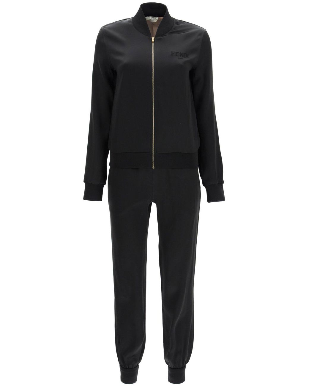 Fendi logo tracksuit hotsell