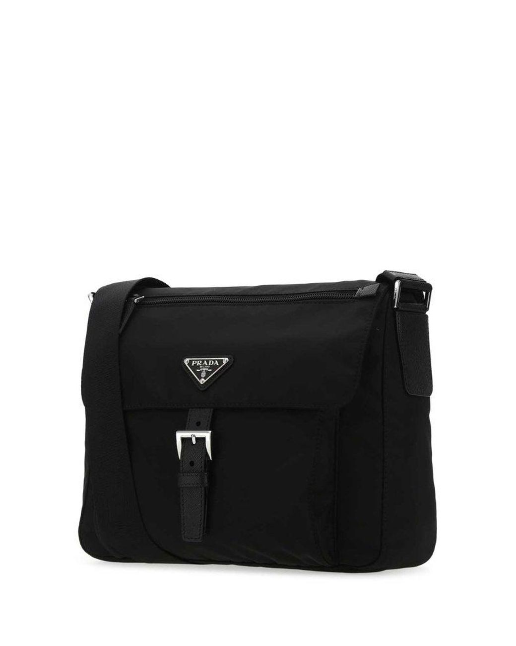 Prada Re-nylon Crossbody Bag in Black | Lyst