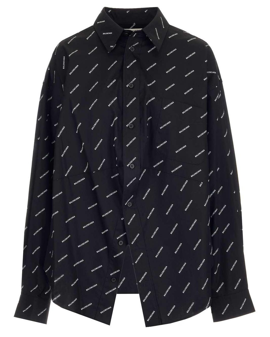 balenciaga swing masculine shirt
