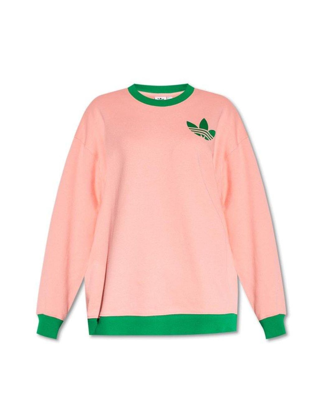 adidas Originals Oversize Sweatshirt in Pink | Lyst