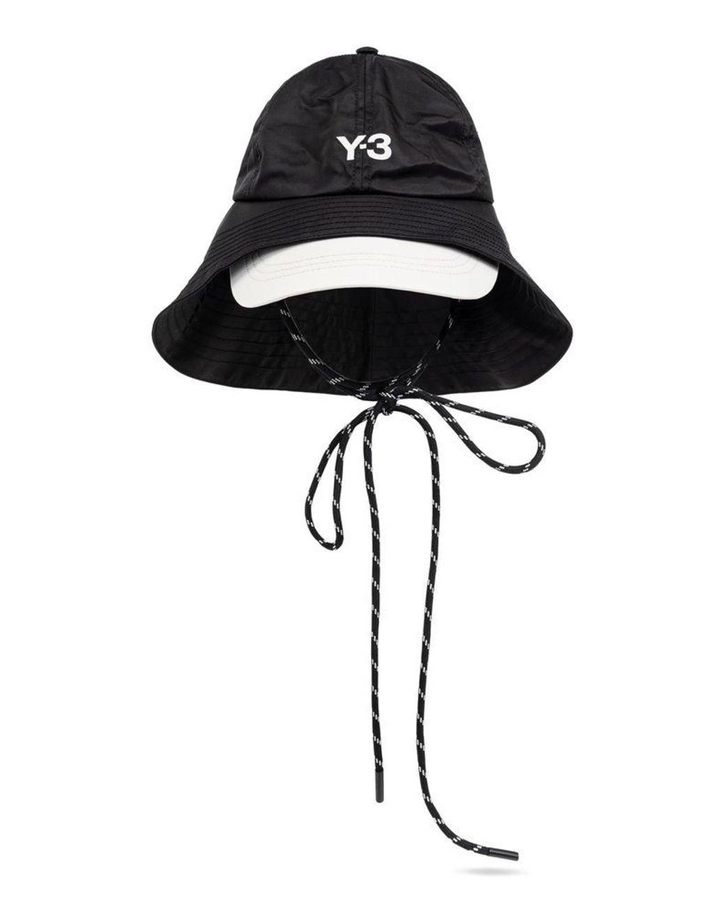 帽子・その他 Strp Bucket Hat - Y-3 - Cotton - Black adidas Y-3 Bucket Hat - Black | Free Shipping with adiClub