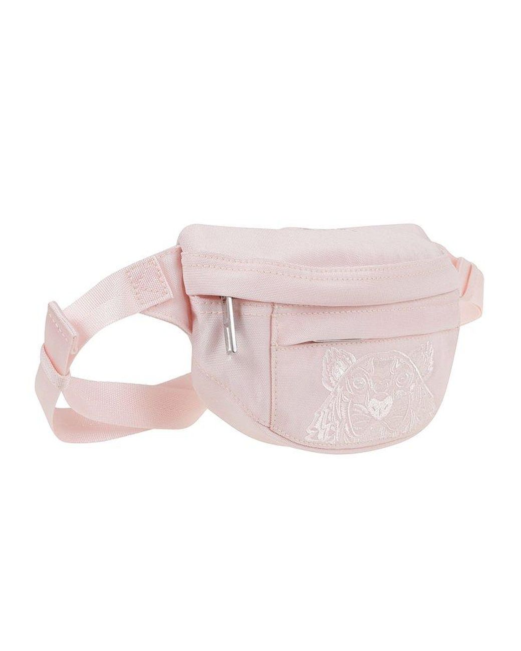 KENZO Synthetic Tiger Embroidered Zipped Small Belt Bag in Pink | Lyst