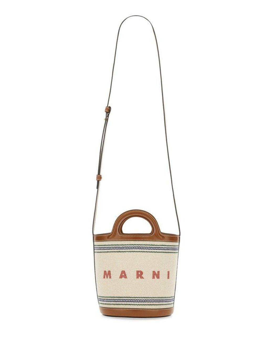 Marni Tropicalia Small Bucket Bag - Black