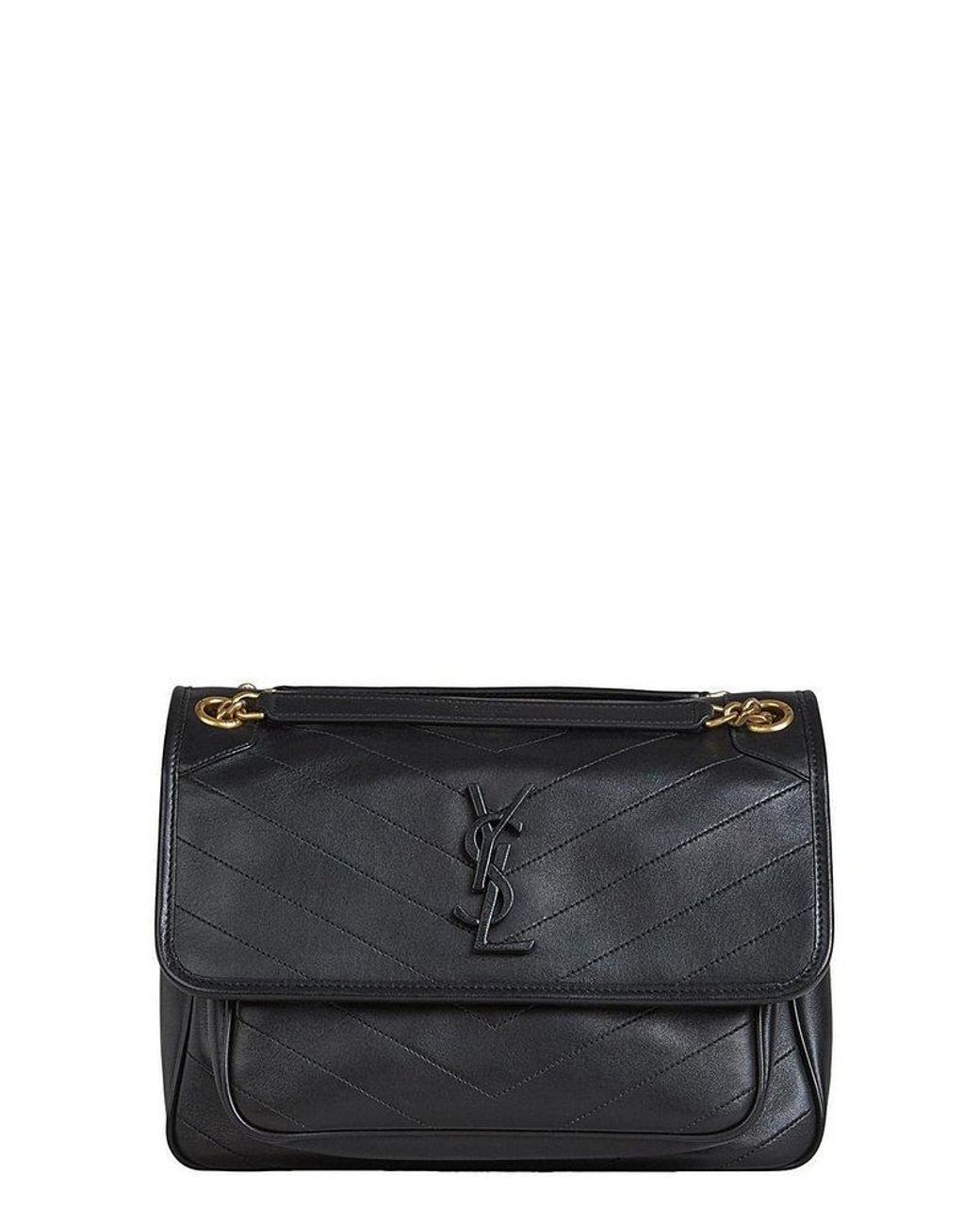 Saint Laurent Niki Medium Shoulder Bag in Black Lyst Canada