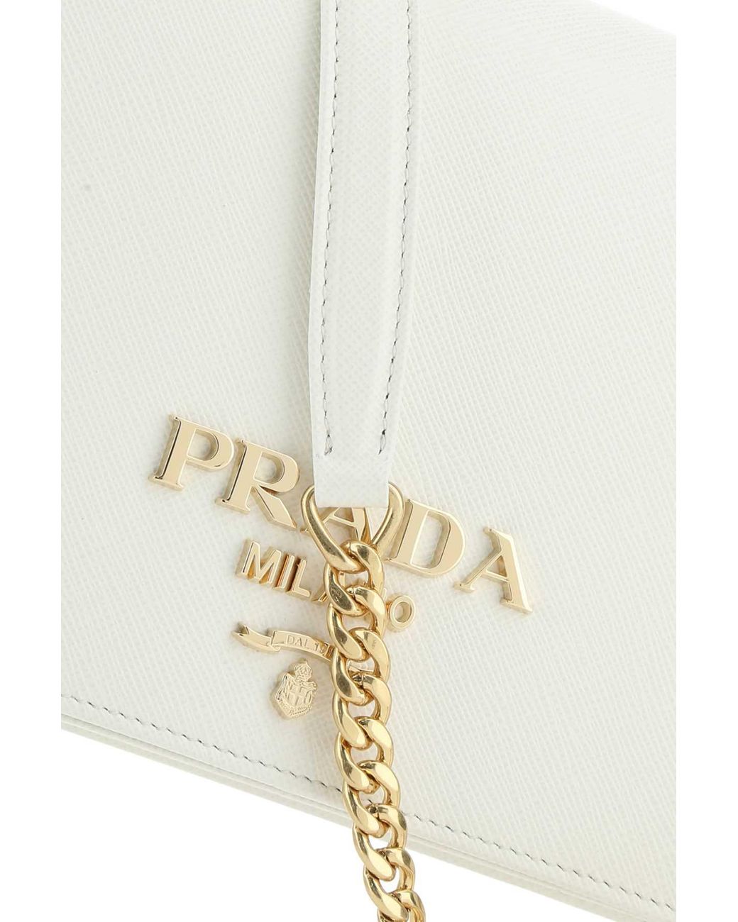 prada logo chain