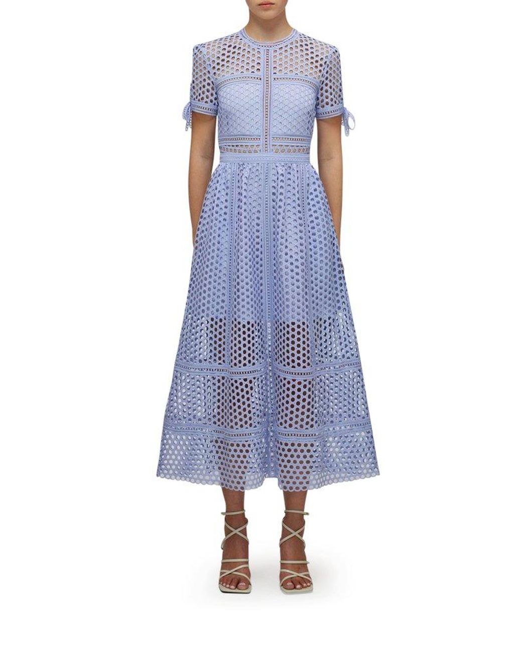 Self-Portrait Self Portrait Woman Lilac Lace Dress in Purple