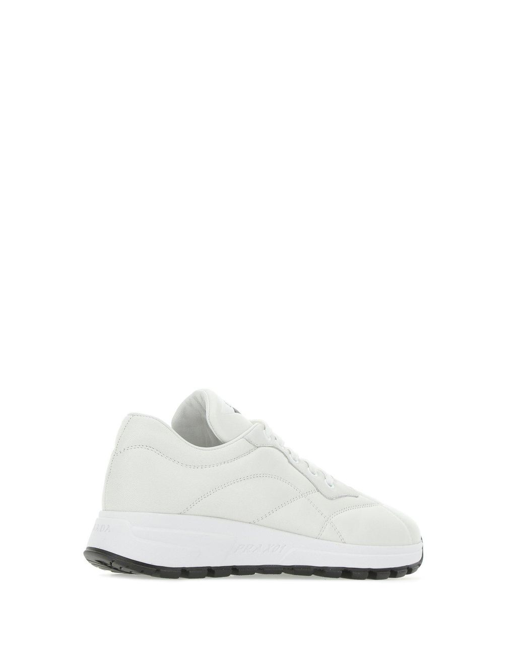 all white prada runners