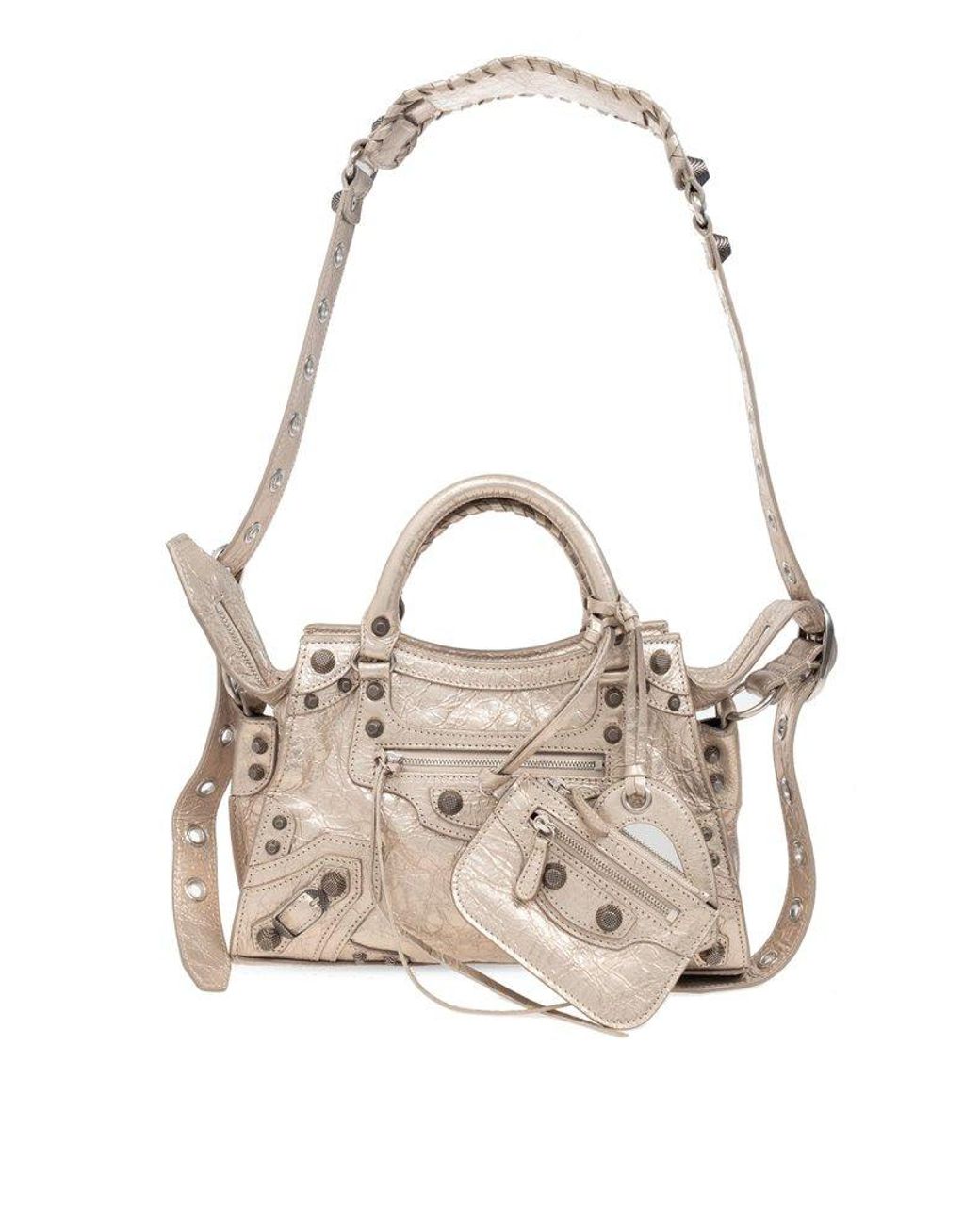 Balenciaga Neo Cagole Xs Shoulder Bag in White | Lyst