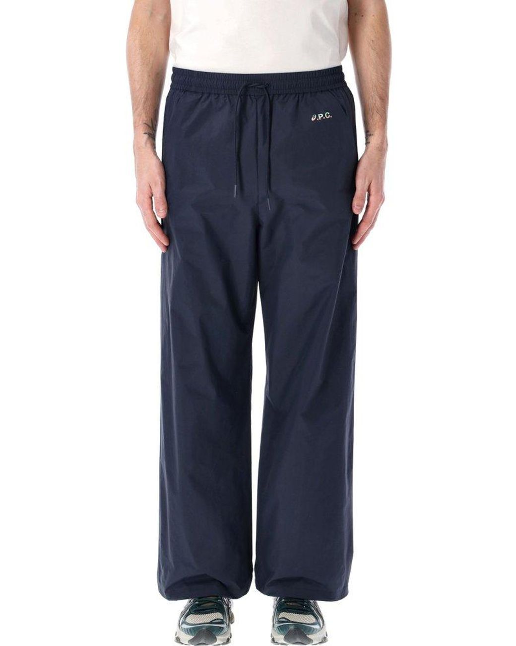 A.P.C. X Asics Haze Drawstring Track Pants in Blue for Men