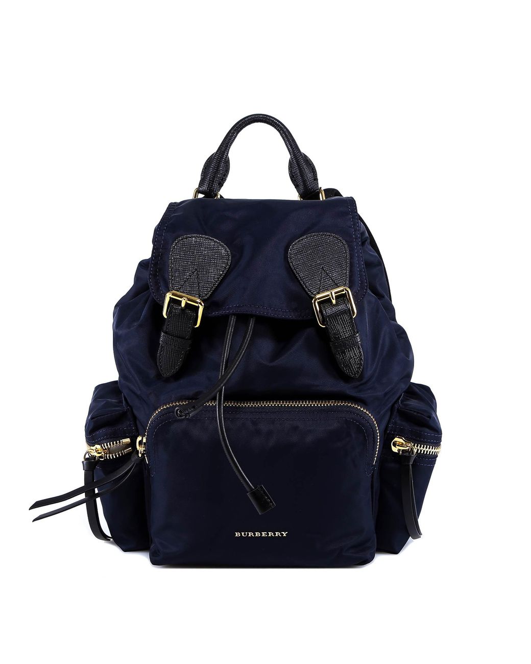 Burberry Medium Nylon Backpack in Blue Lyst