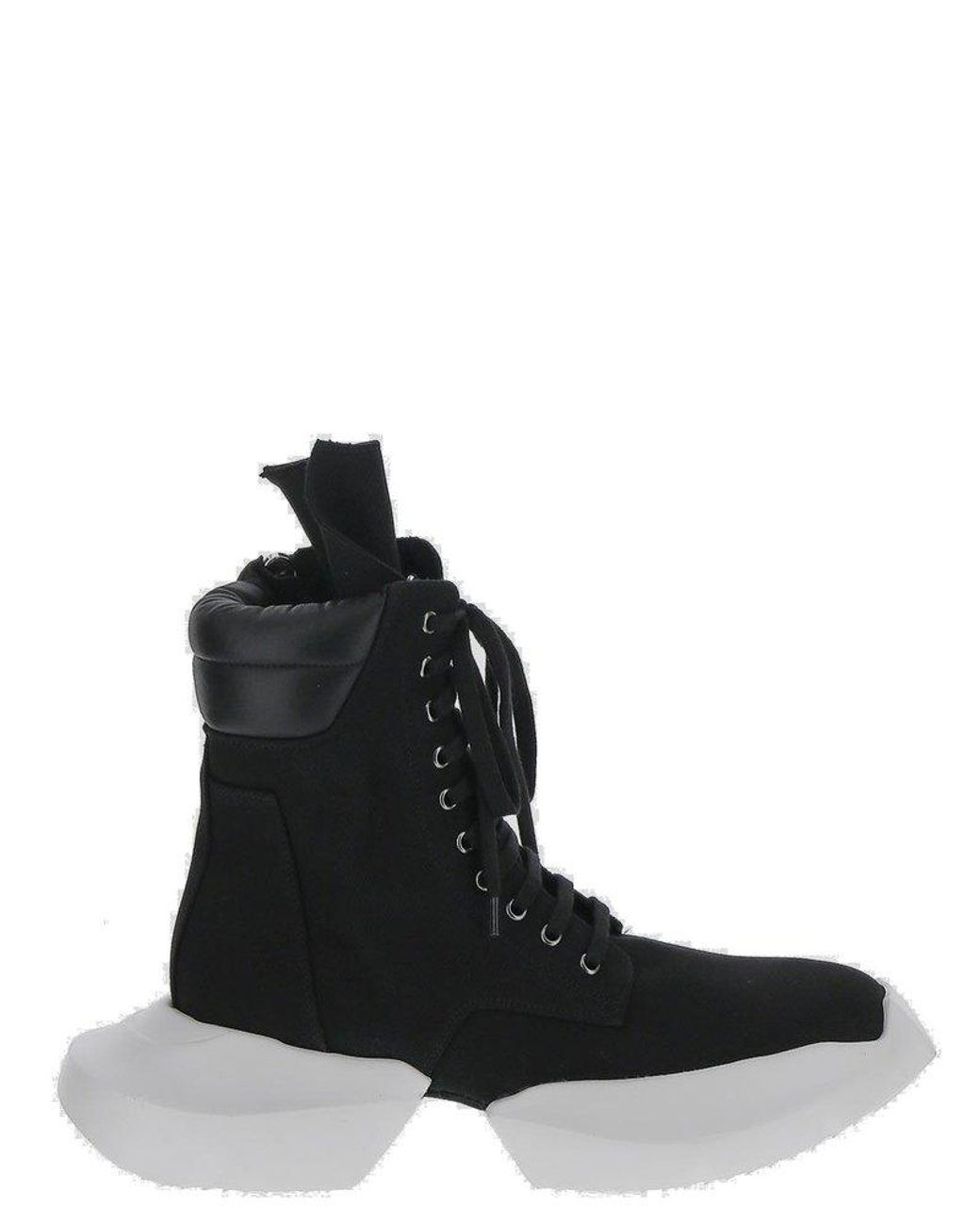 Rick Owens DRKSHDW Army Split Black And Milk Ankle Boots for Men Lyst