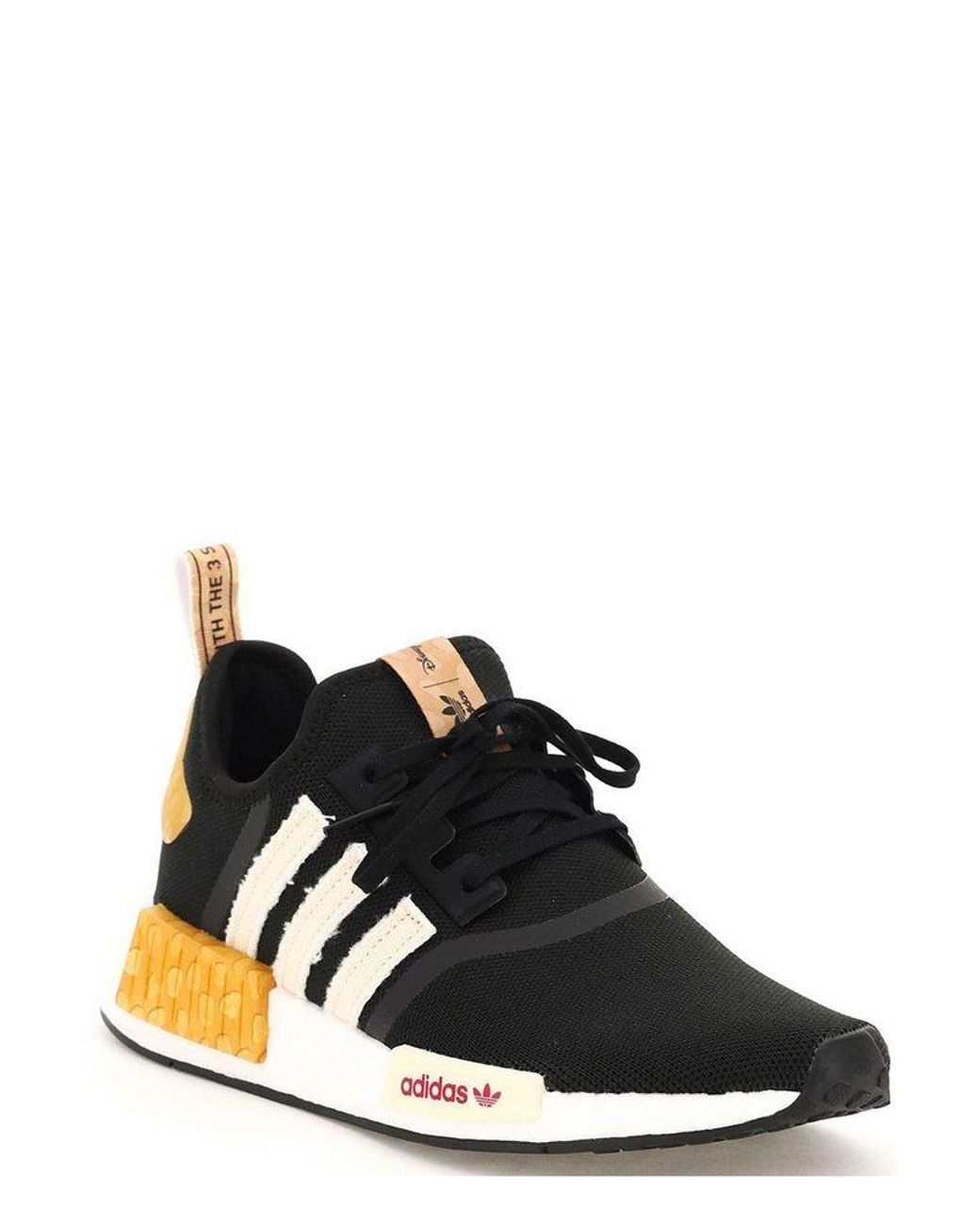 adidas Rubber Originals Nmd R1 Sneakers in Black | Lyst