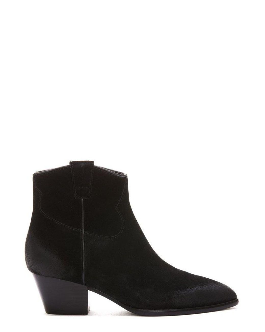 Ash Houston Ankletop Boots in Black Lyst