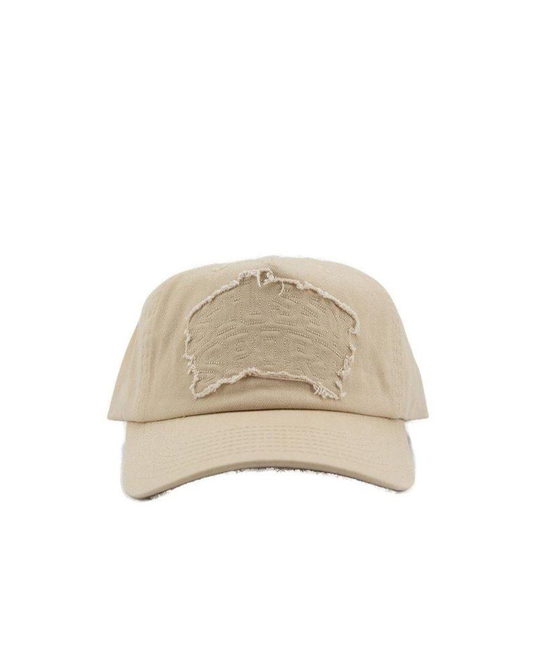 Stussy Mid Depth Sport Patch Snapback Hat in Natural for Men