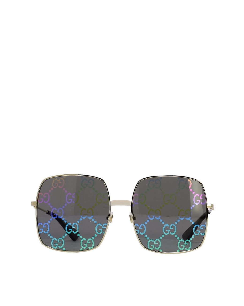 Gucci Hologram Sunglasses in Metallic | Lyst