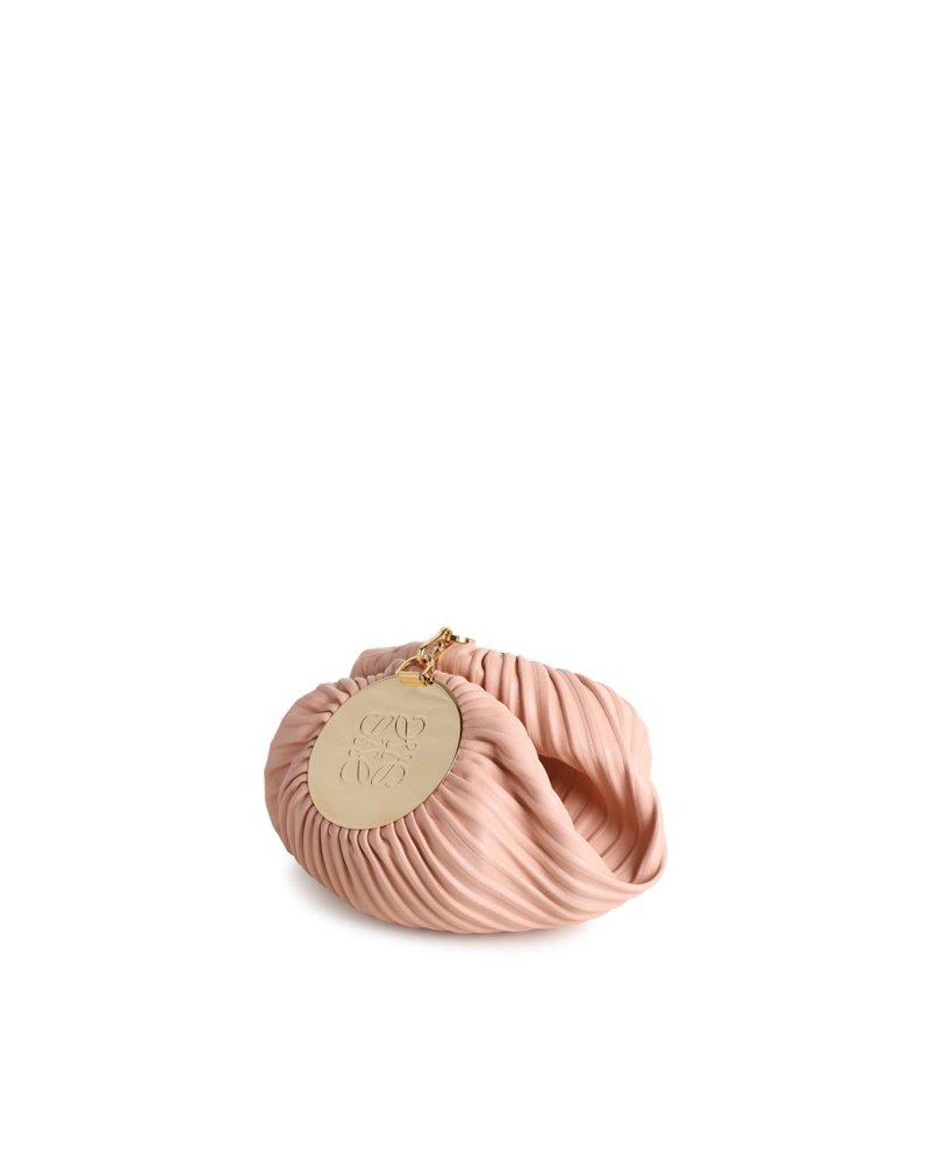 Loewe Pleated Bracelet Pouch in Pink | Lyst