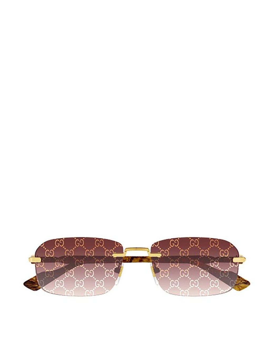 Gucci Sunglasses in Brown for Men Lyst