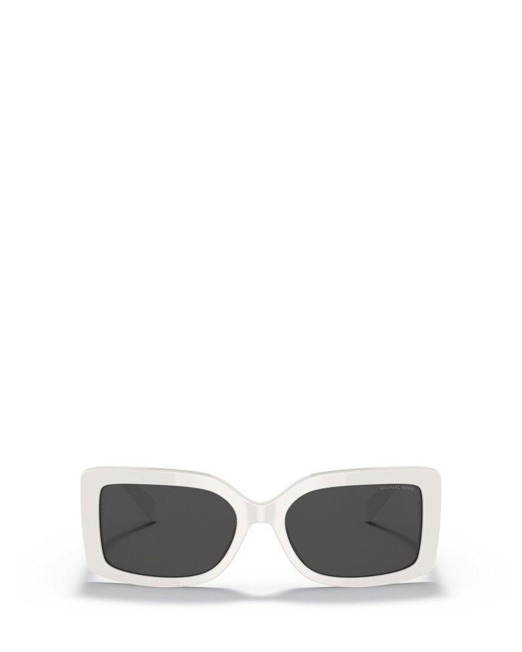 Michael Kors Corfu Rectangular Frame Sunglasses in Grey Lyst UK