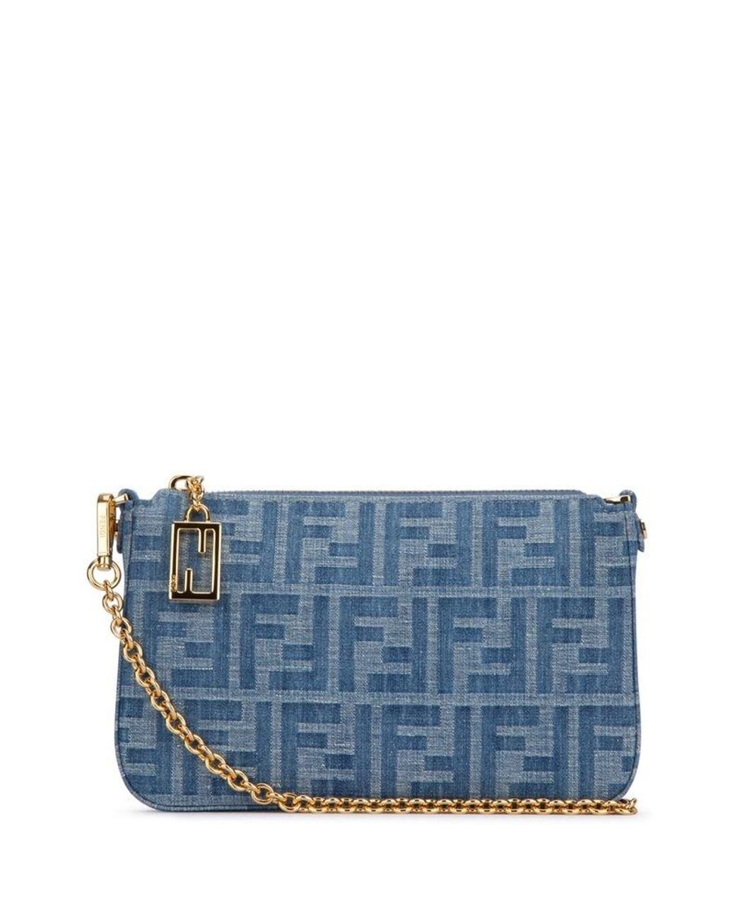 fendi-Blue-Baguette-Ff-