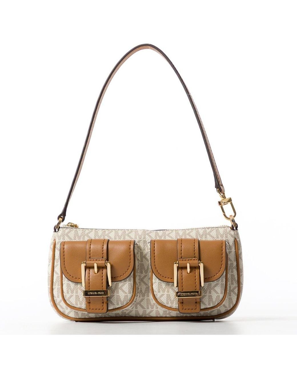 MICHAEL Michael Kors Zoe Small Signature Logo Pochette Bag