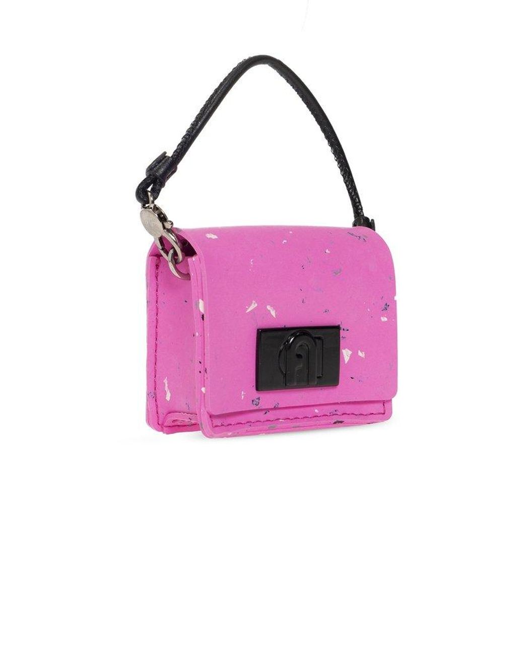 Furla Logo-plaque Foldover-top Mini Tote Bag in Pink | Lyst