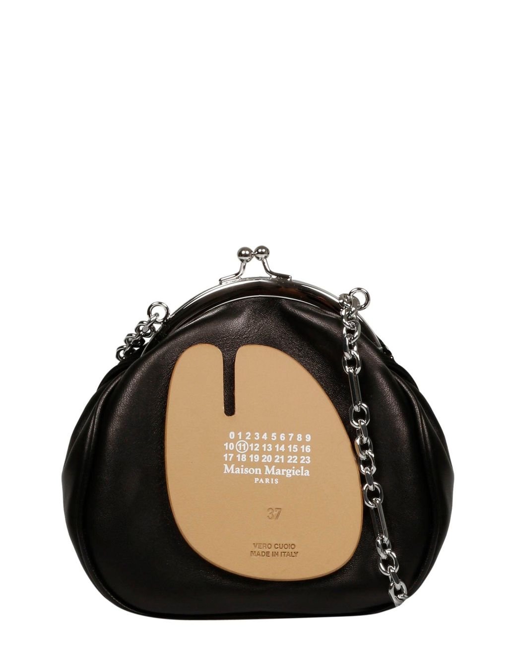 Maison Margiela Mini Pouch Tabi Bag in Black Lyst