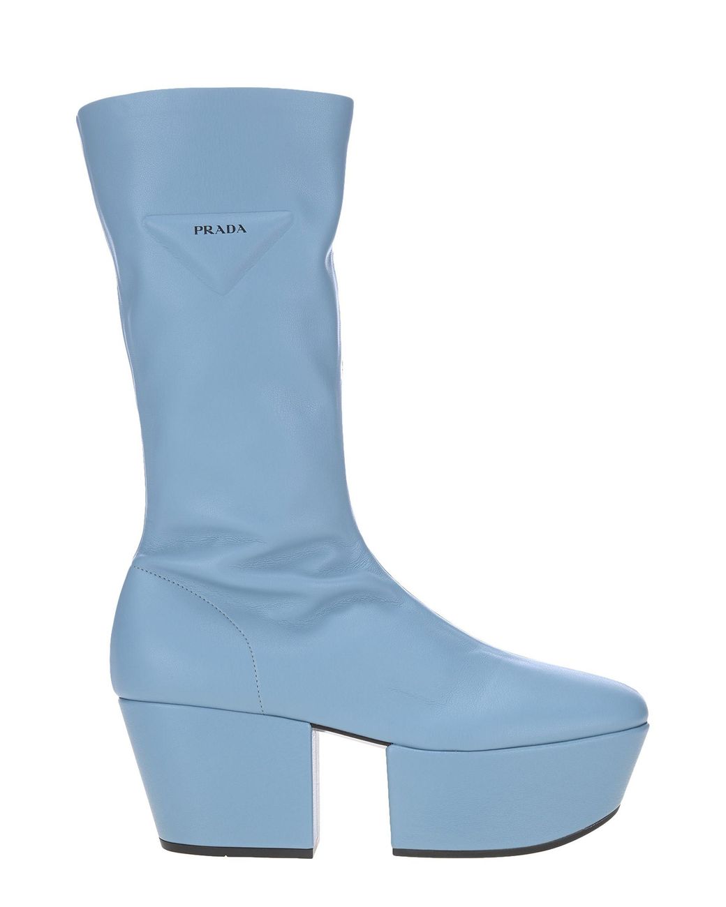 Prada mid cheap calf boots