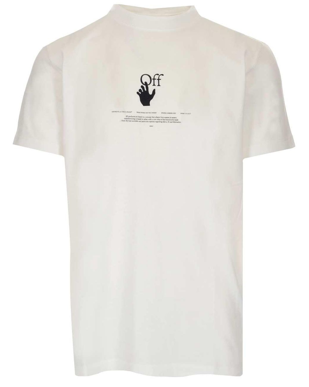 Off-White c/o Virgil Abloh Offf Graffiti Logo T-shirt in White for Men |  Lyst