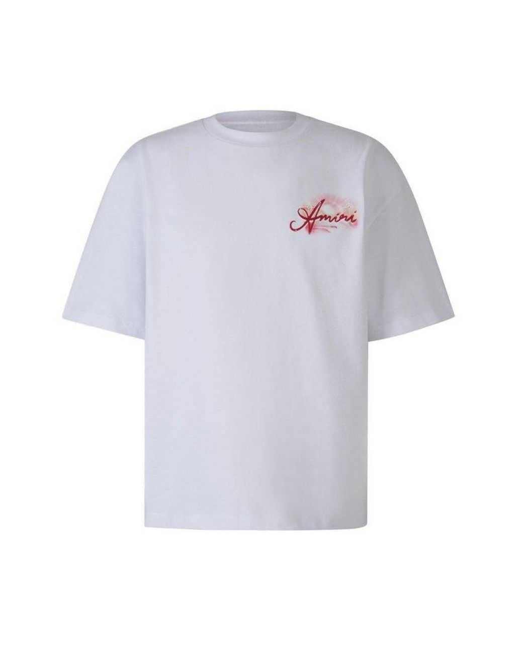 Amiri Cotton Logo T-Shirt in White for Men | Lyst