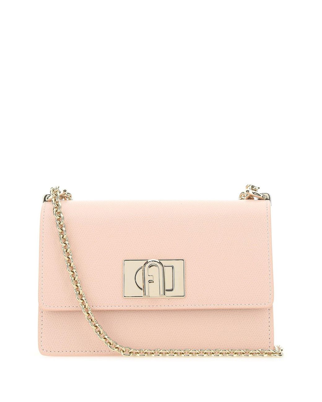 Furla Leather 1927 Mini Crossbody Bag in Pink - Lyst
