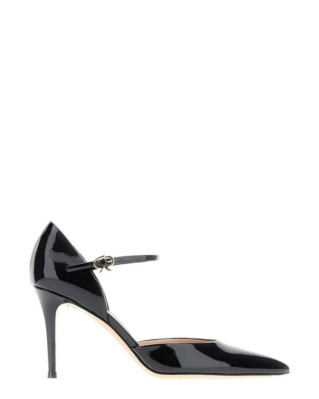 gianvito rossi hologram pointed ankle pumps