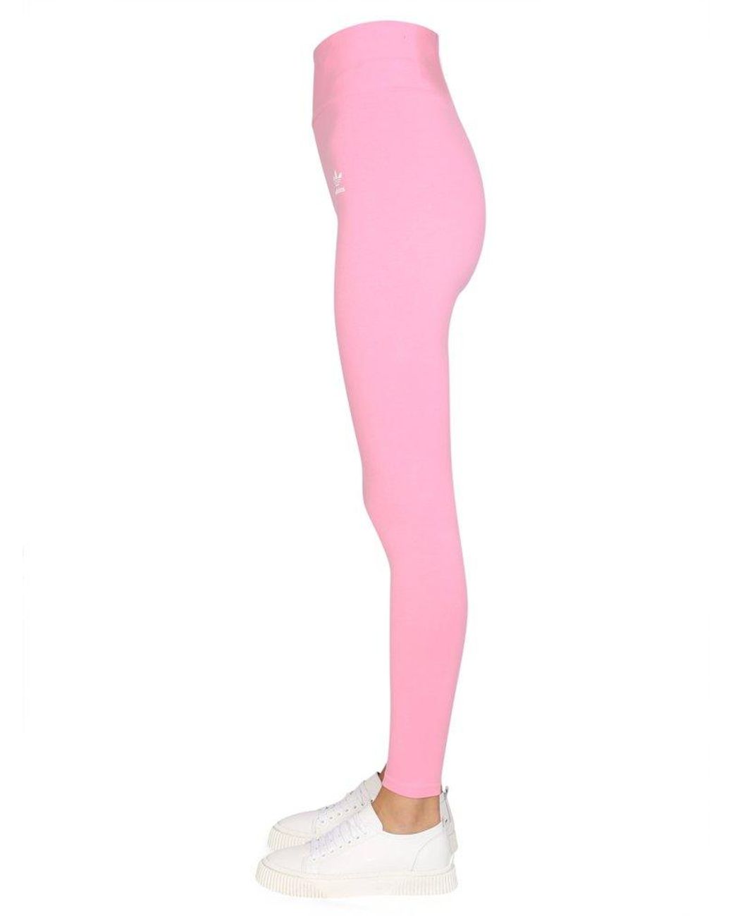 adidas Originals LEGGINGS With Logo in Pink | Lyst