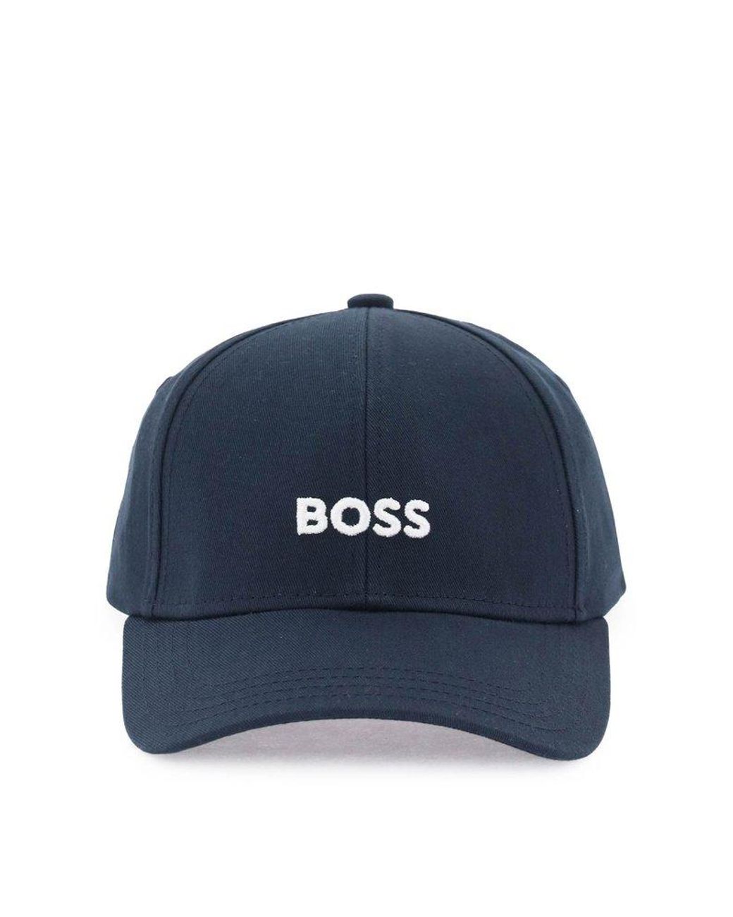 BOSS by HUGO BOSS Logo Embroidered Baseball Cap in Blue for Men | Lyst  Australia