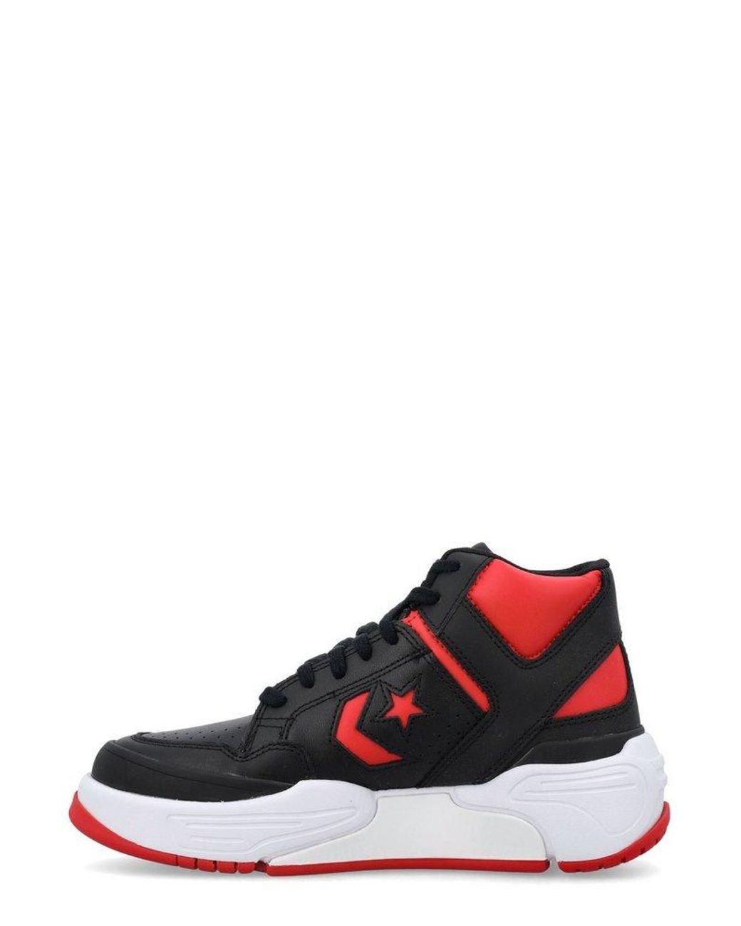 Converse weapon cheap black red