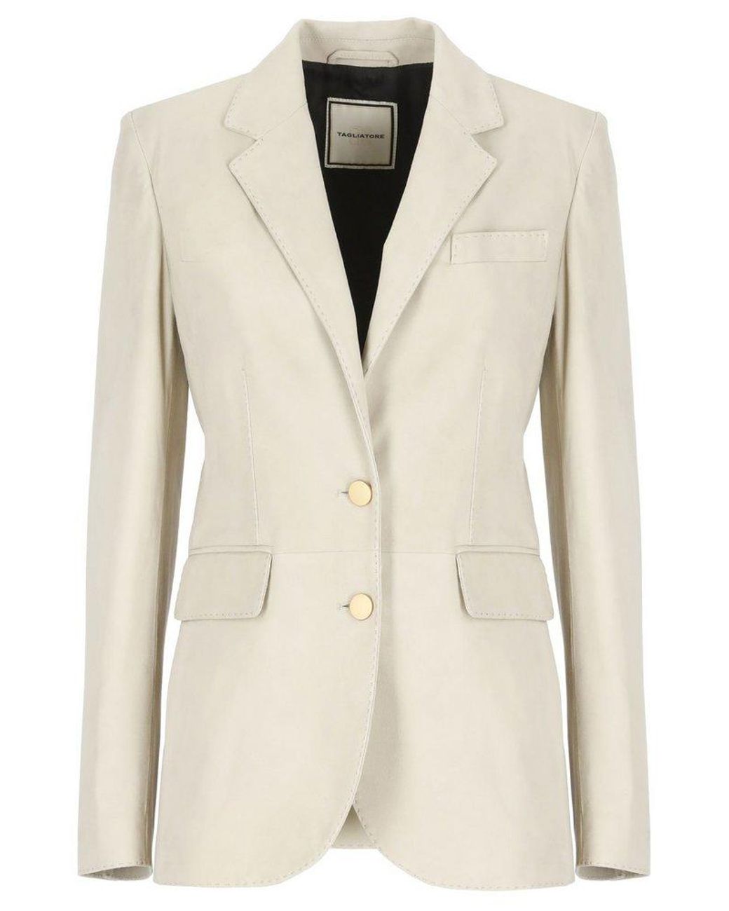 ジャケット Tagliatore SOPHIE JACKET Tagliatore Sophie Single Breasted Blazer in Natural | Lyst