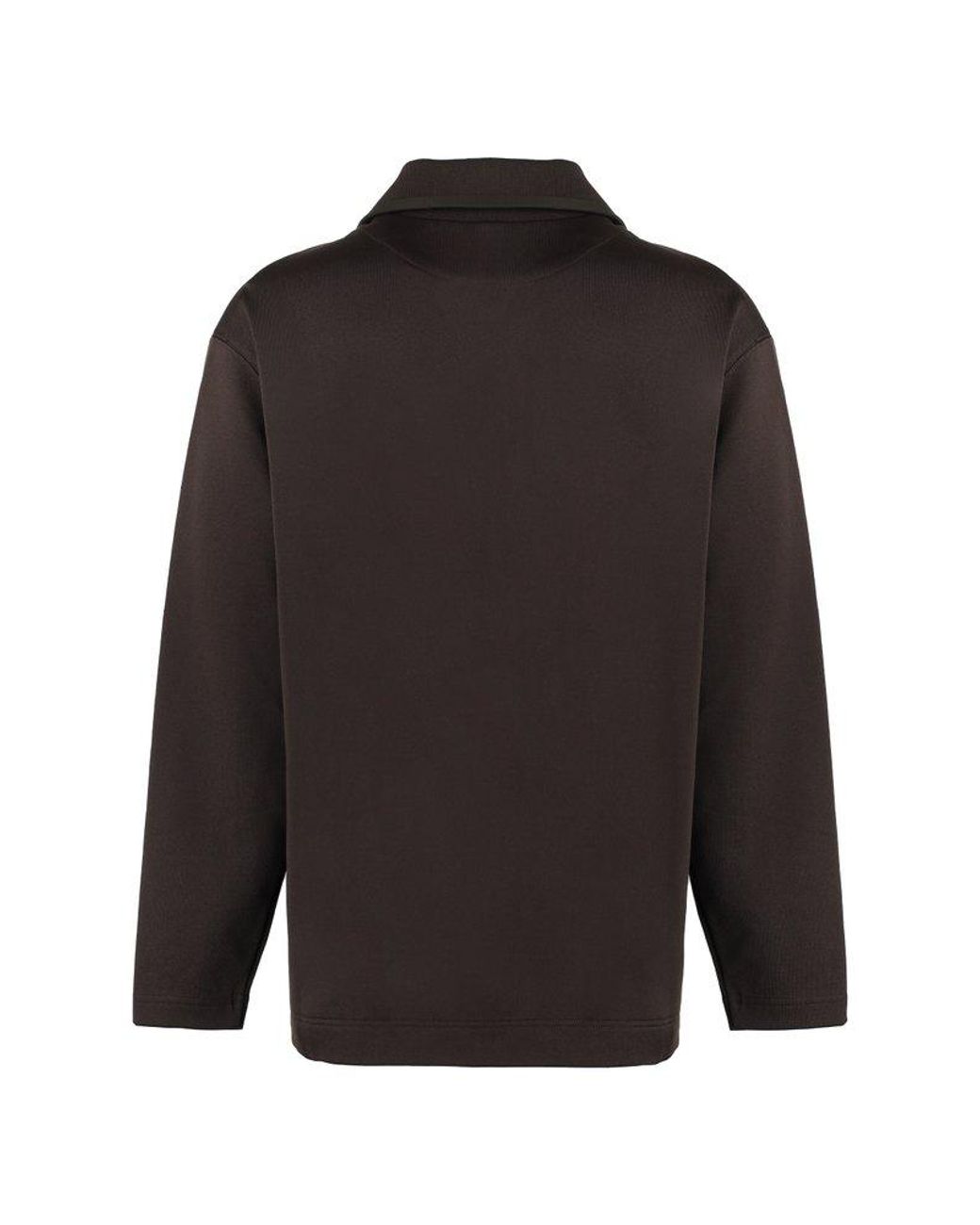 Lanvin Stand Up Collared Zipped Jacket in Black for Men | Lyst