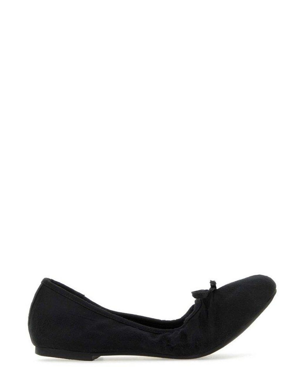Balenciaga Leopold Worn-out Ballerina Shoes in Black | Lyst
