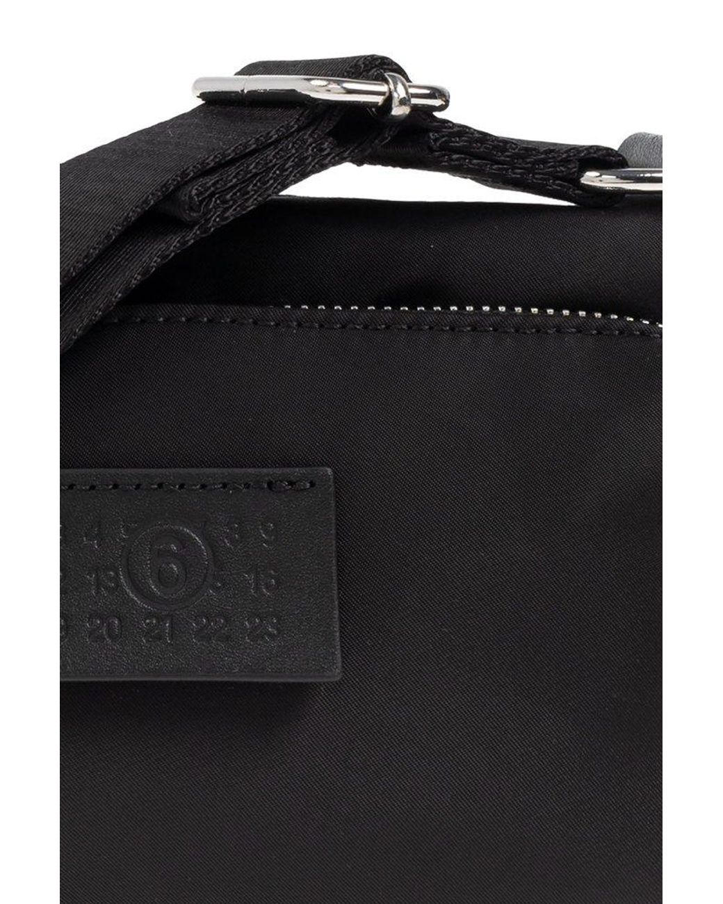 MM6 by Maison Martin Margiela Numbers-Patch Zipped Crossbody