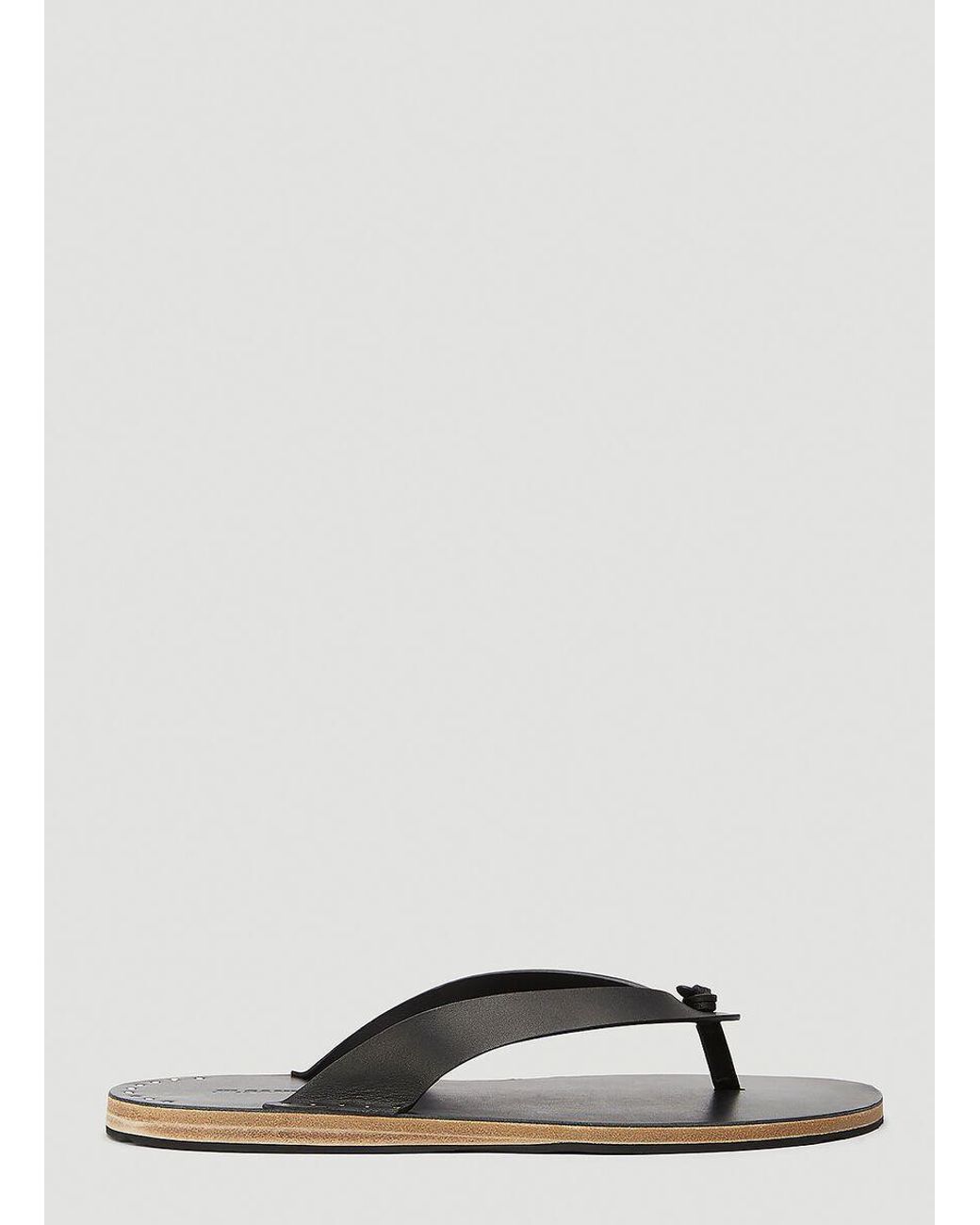 jil sander thong sandals