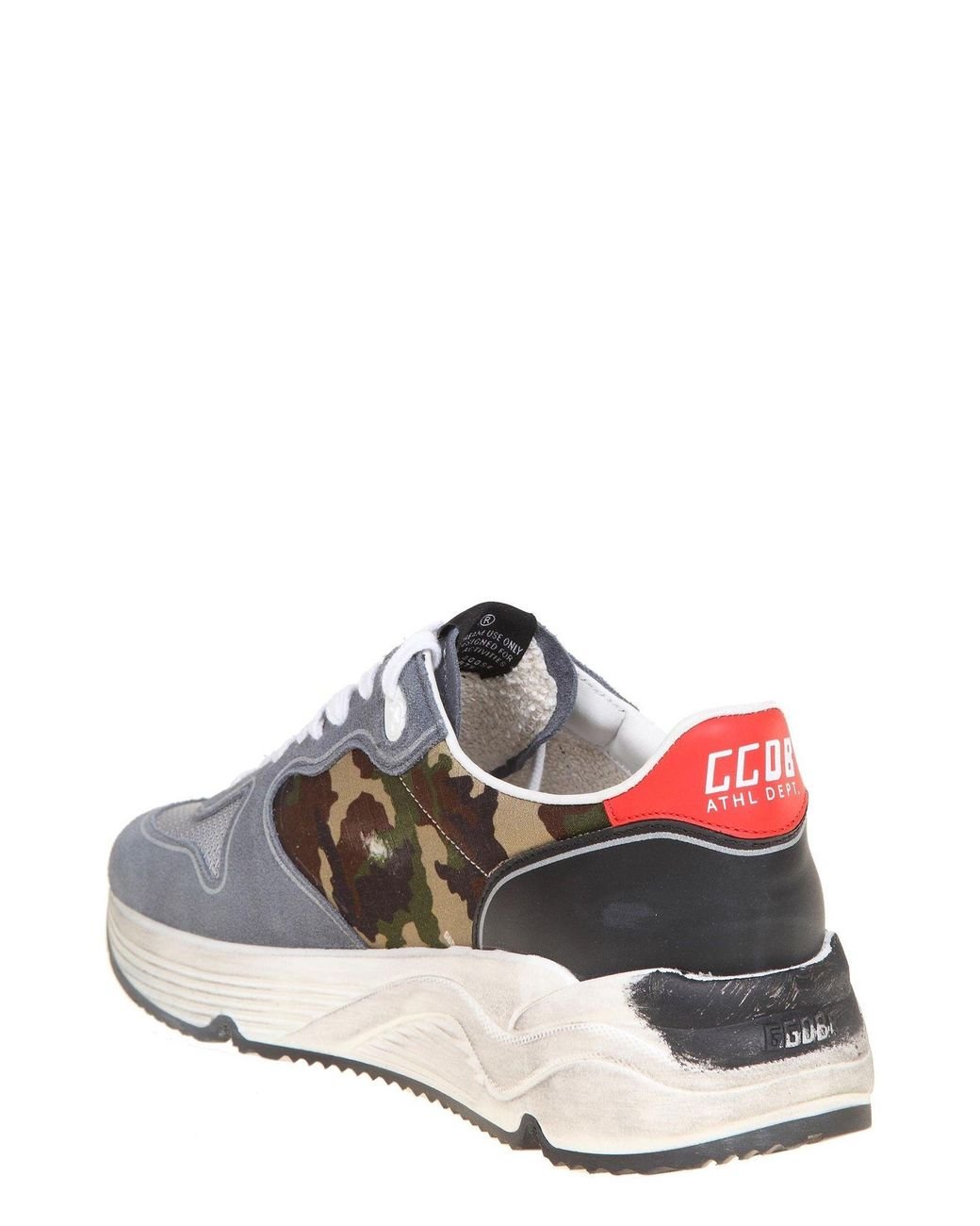 Golden Goose Running Sole Camouflage Sneakers for Men Lyst