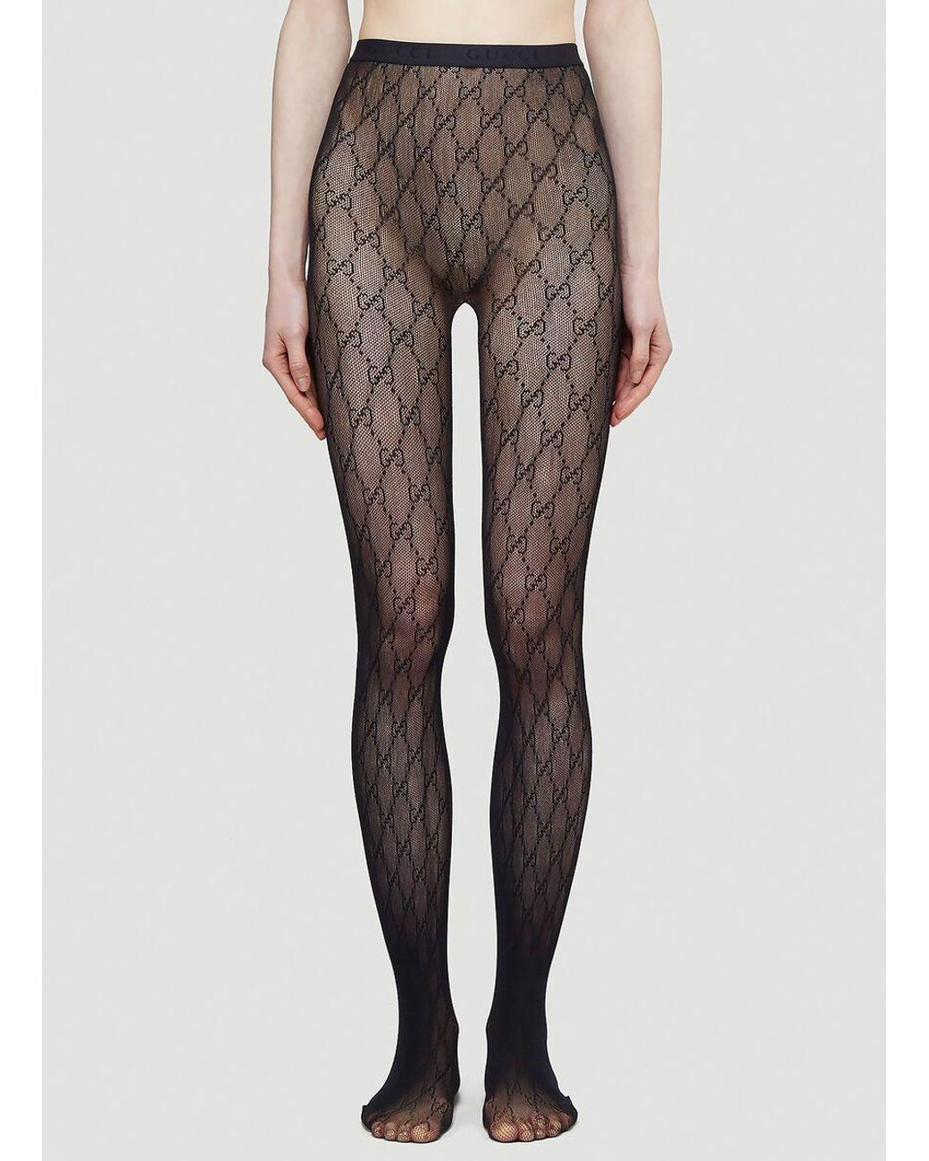 Gucci GG Patterned Sheer Tights - ShopStyle Hosiery